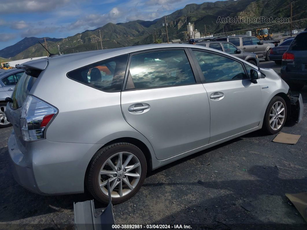 2012 Toyota Prius V Five Silver vin: JTDZN3EU7C3016706