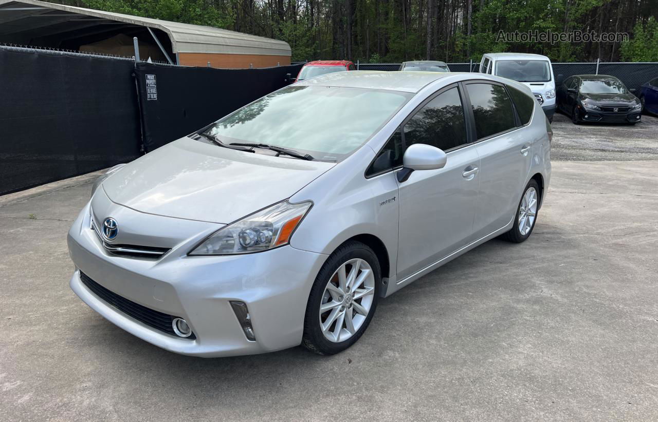 2012 Toyota Prius V  Серебряный vin: JTDZN3EU7C3017290