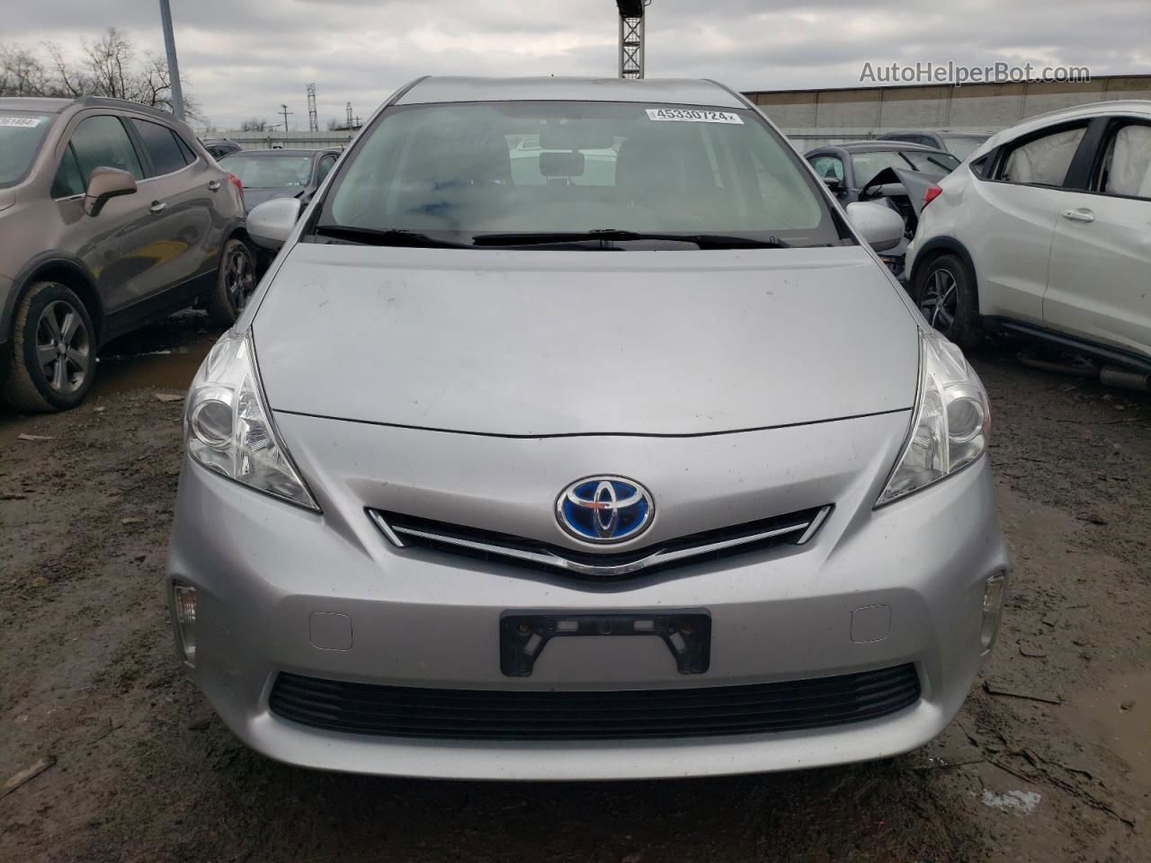 2012 Toyota Prius V  Серебряный vin: JTDZN3EU7C3019086