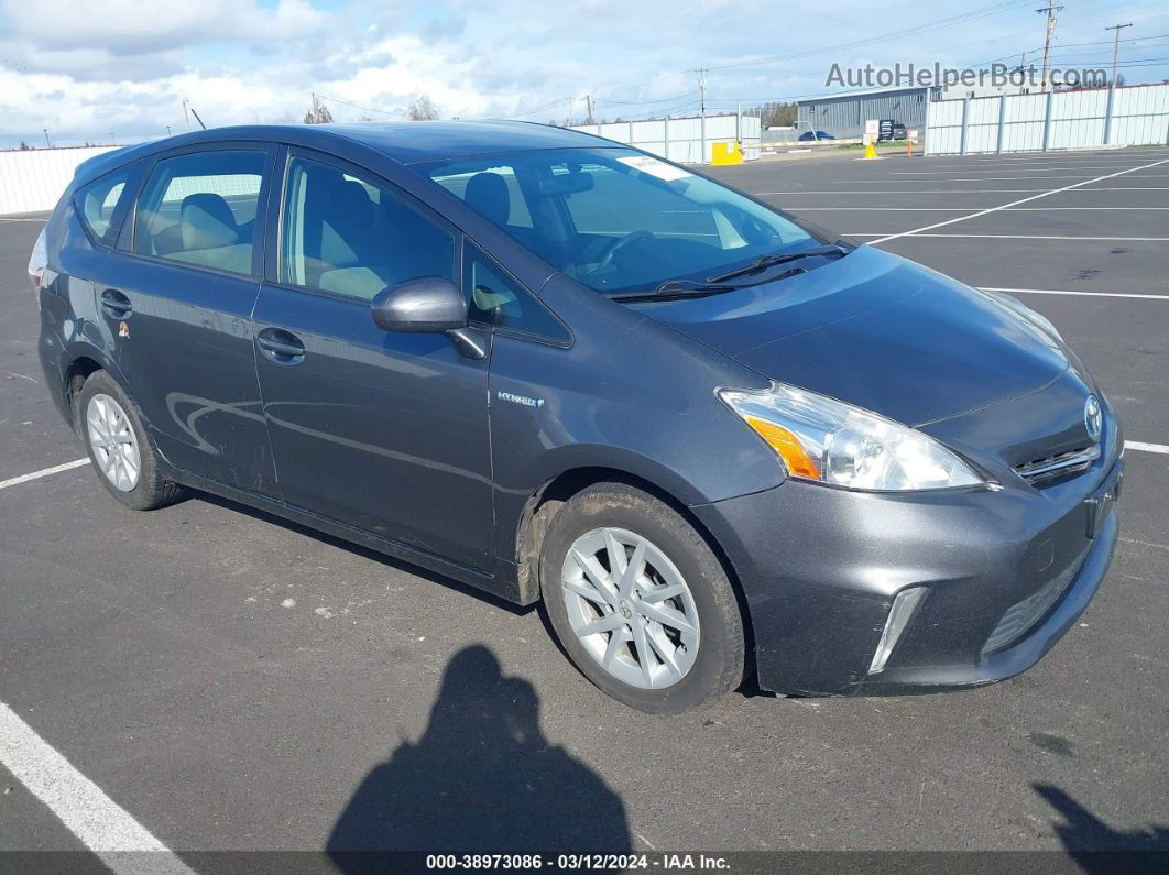 2012 Toyota Prius V Three Gray vin: JTDZN3EU7C3021100