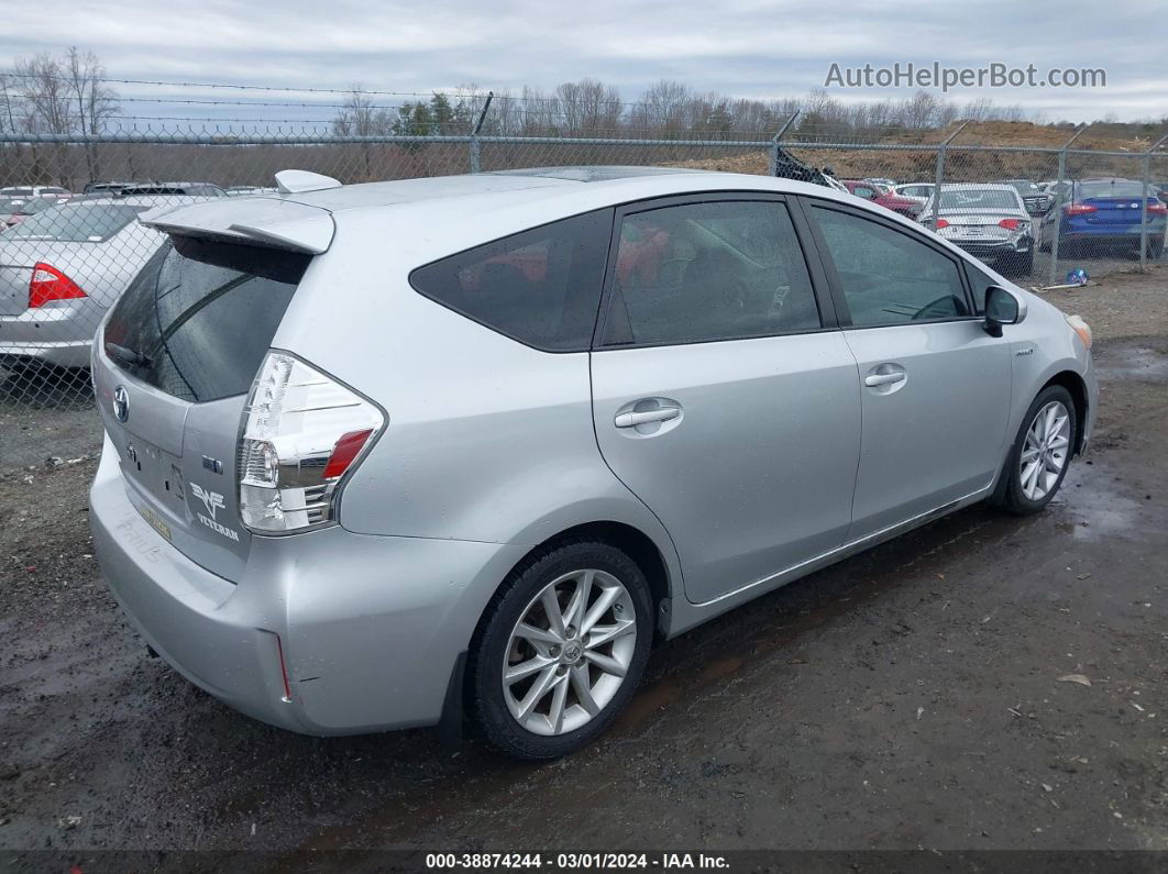 2012 Toyota Prius V Five Серебряный vin: JTDZN3EU7C3023882