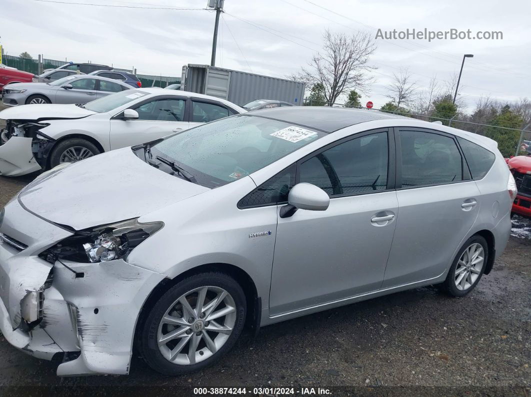 2012 Toyota Prius V Five Серебряный vin: JTDZN3EU7C3023882