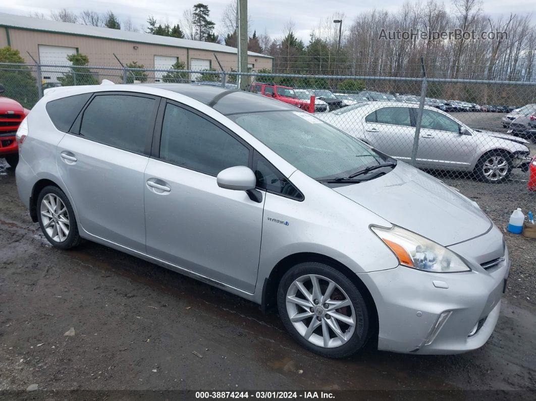 2012 Toyota Prius V Five Silver vin: JTDZN3EU7C3023882