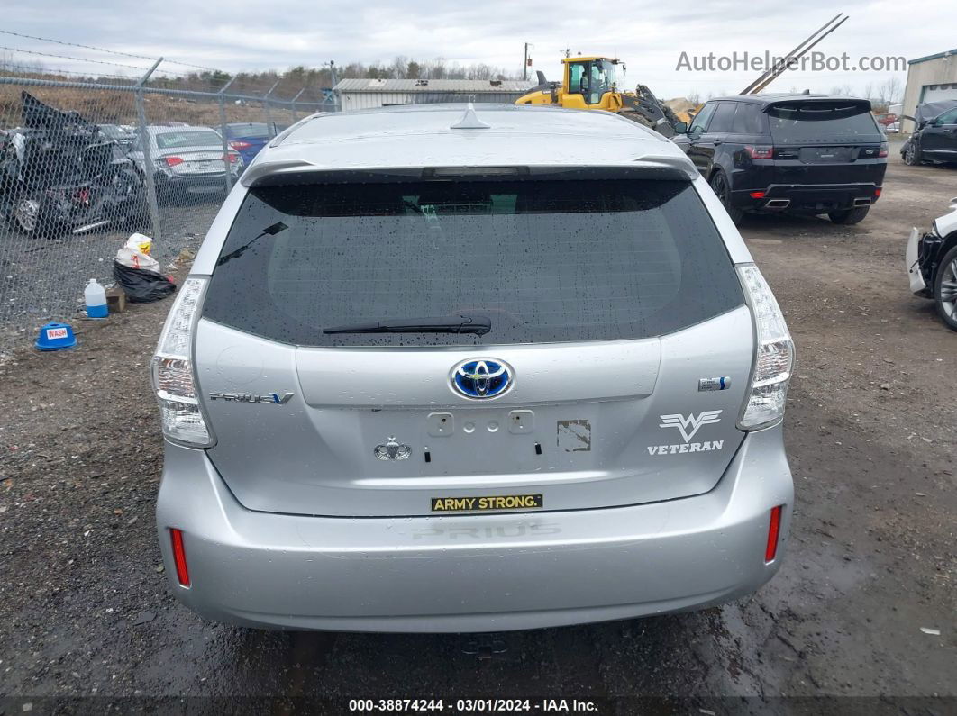 2012 Toyota Prius V Five Silver vin: JTDZN3EU7C3023882