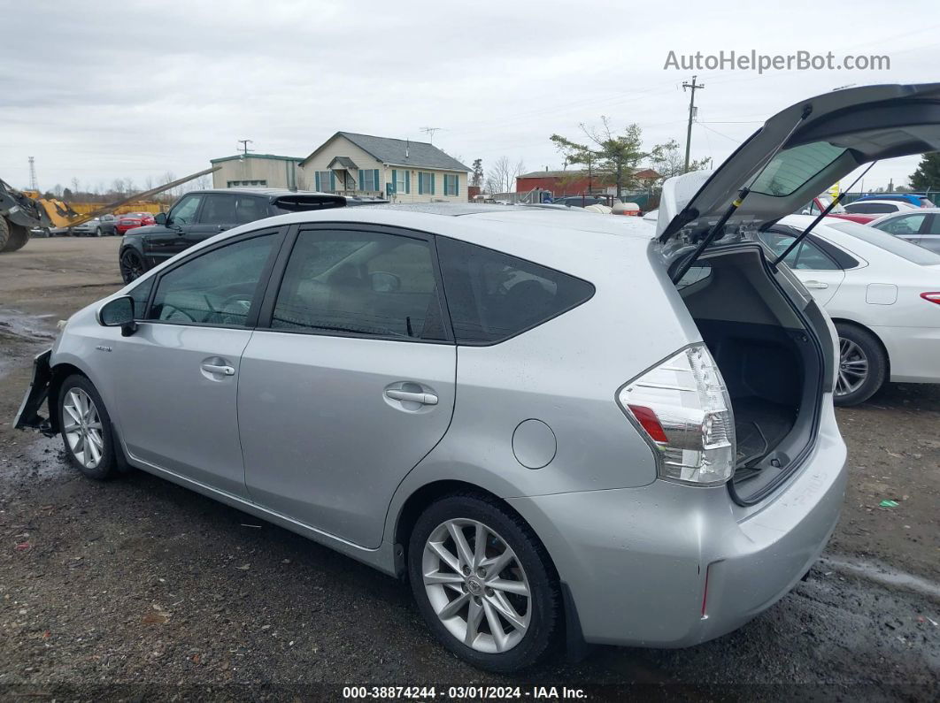 2012 Toyota Prius V Five Серебряный vin: JTDZN3EU7C3023882