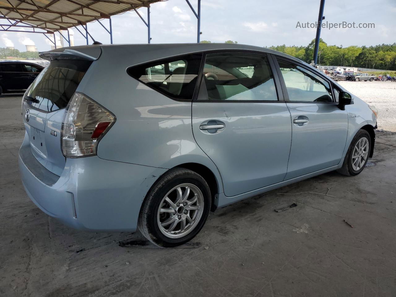 2012 Toyota Prius V  Blue vin: JTDZN3EU7C3036714