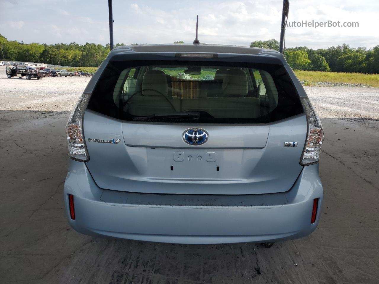 2012 Toyota Prius V  Blue vin: JTDZN3EU7C3036714