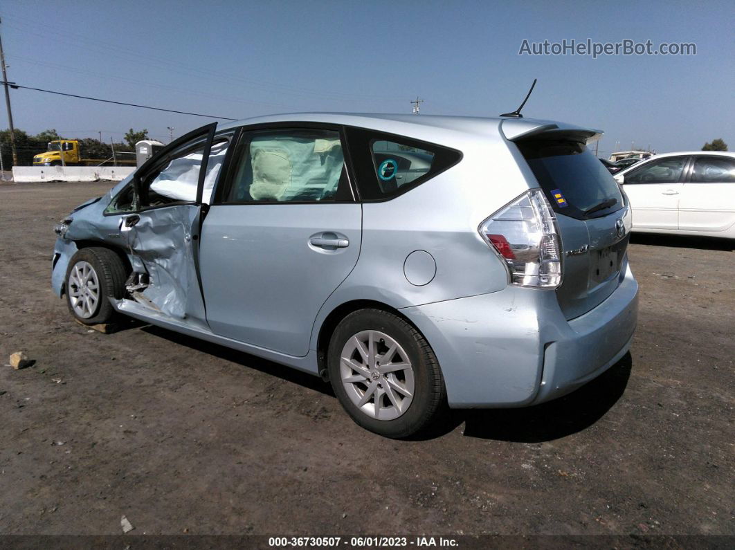 2012 Toyota Prius V Two/three/five Blue vin: JTDZN3EU7C3045252