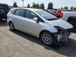 2012 Toyota Prius V  Silver vin: JTDZN3EU7C3050208