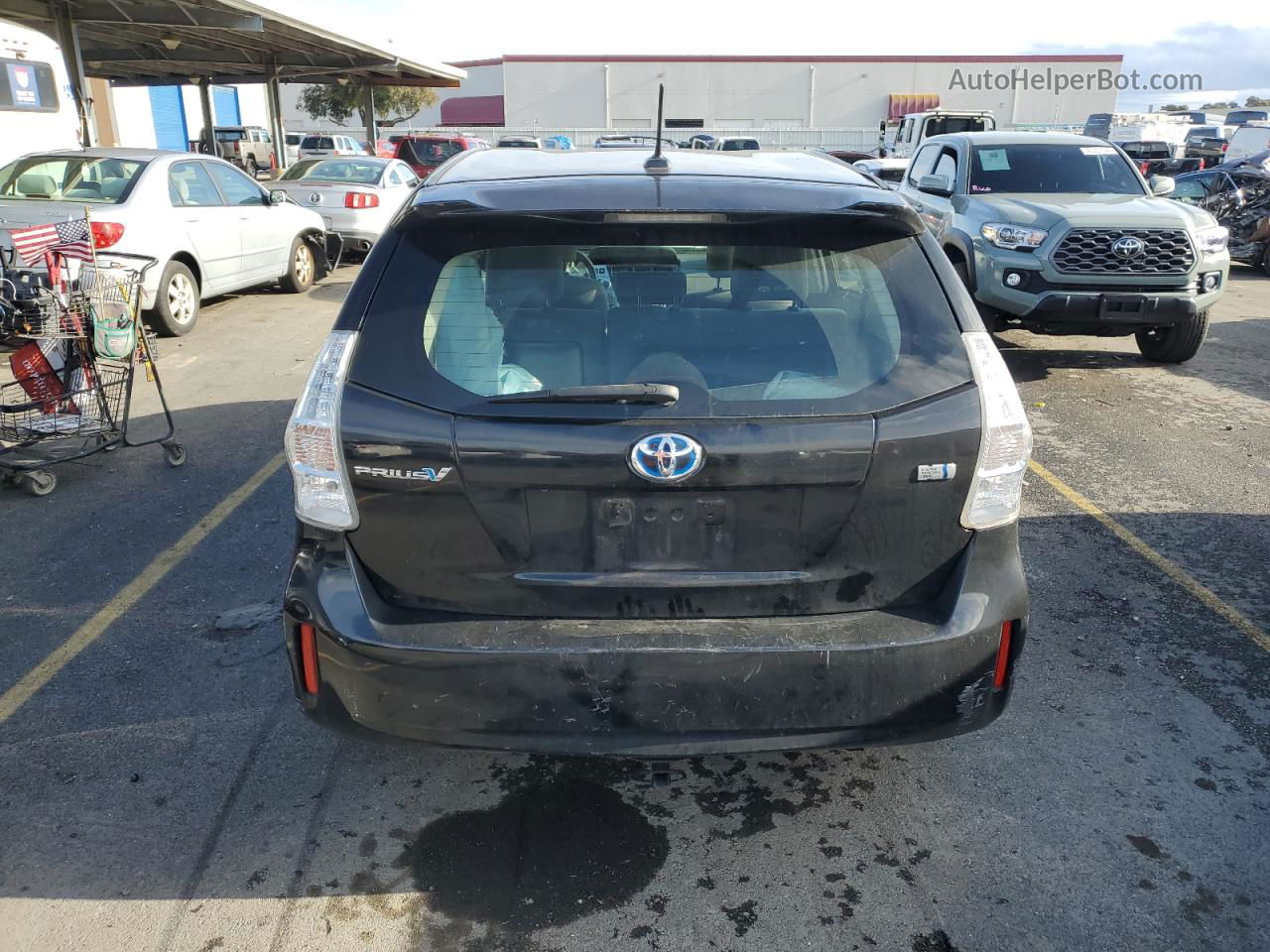 2012 Toyota Prius V  Black vin: JTDZN3EU7C3078459