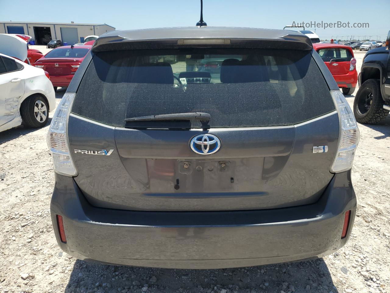 2012 Toyota Prius V  Gray vin: JTDZN3EU7C3098131