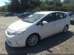 2012 Toyota Prius V Two/three/five White vin: JTDZN3EU7C3100461