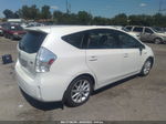 2012 Toyota Prius V Two/three/five White vin: JTDZN3EU7C3100461