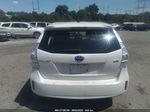 2012 Toyota Prius V Two/three/five White vin: JTDZN3EU7C3100461