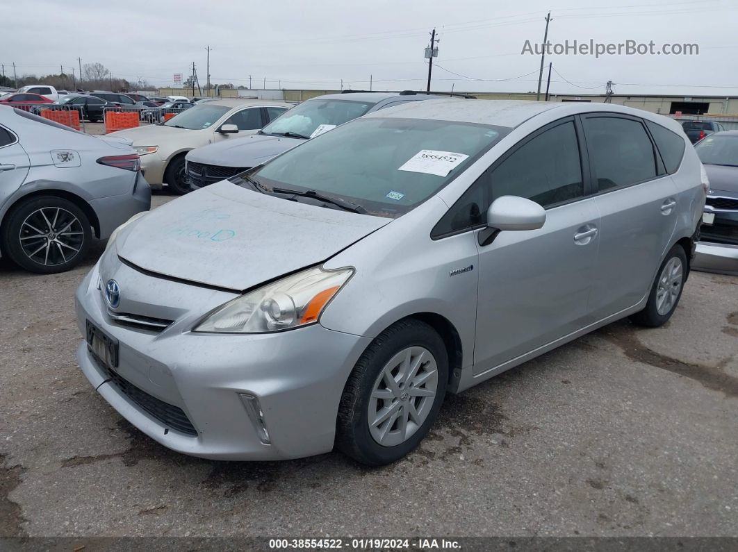 2012 Toyota Prius V Three Silver vin: JTDZN3EU7C3106230