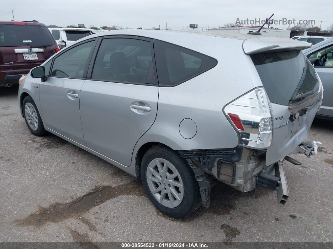 2012 Toyota Prius V Three Silver vin: JTDZN3EU7C3106230