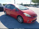 2012 Toyota Prius V Five Red vin: JTDZN3EU7C3108107