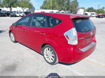 2012 Toyota Prius V Five Red vin: JTDZN3EU7C3108107