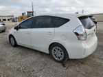 2012 Toyota Prius V  White vin: JTDZN3EU7C3109564