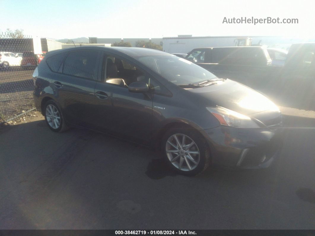 2012 Toyota Prius V Five Gray vin: JTDZN3EU7C3110634