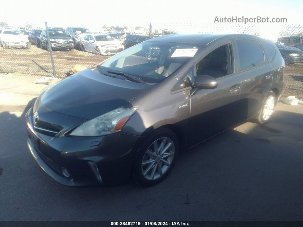 2012 Toyota Prius V Five Gray vin: JTDZN3EU7C3110634