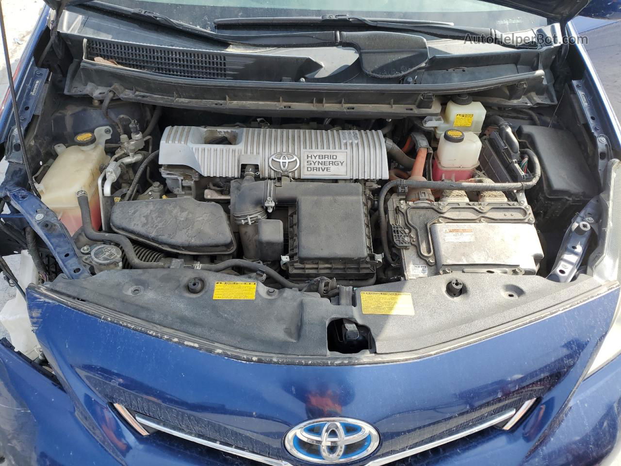 2012 Toyota Prius V  Blue vin: JTDZN3EU7C3115087