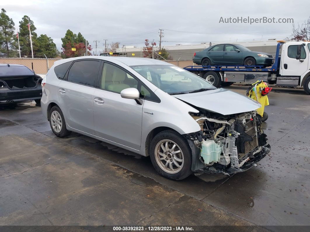 2012 Toyota Prius V Three Silver vin: JTDZN3EU7C3121665