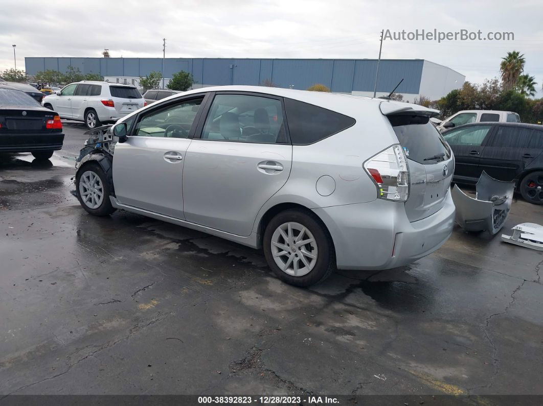 2012 Toyota Prius V Three Silver vin: JTDZN3EU7C3121665