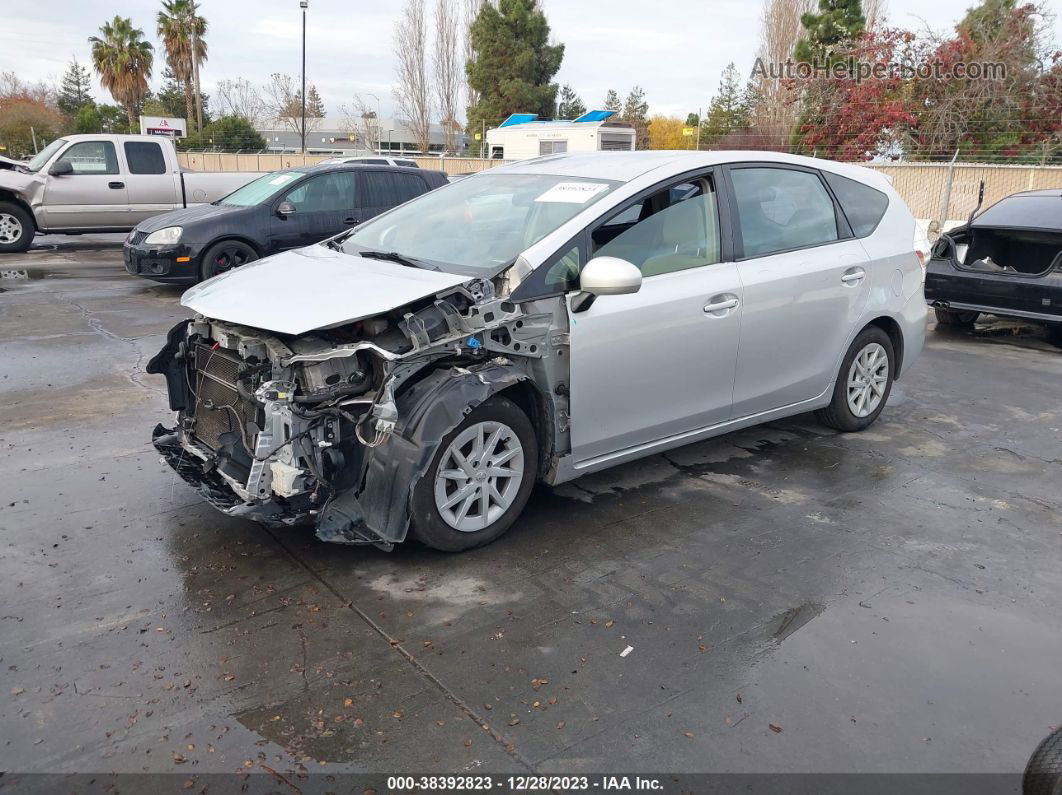 2012 Toyota Prius V Three Silver vin: JTDZN3EU7C3121665