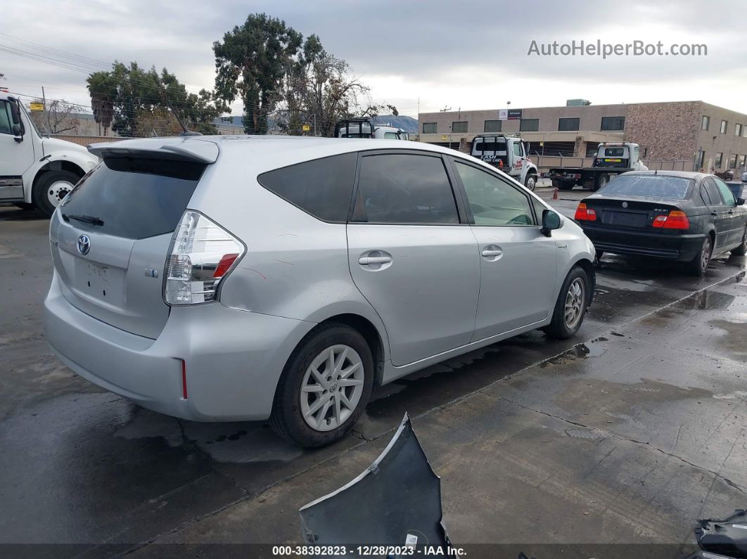 2012 Toyota Prius V Three Silver vin: JTDZN3EU7C3121665