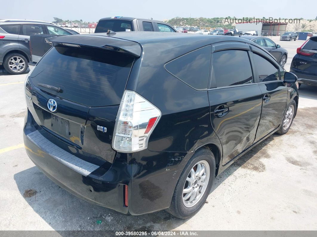 2012 Toyota Prius V Two Black vin: JTDZN3EU7C3131872