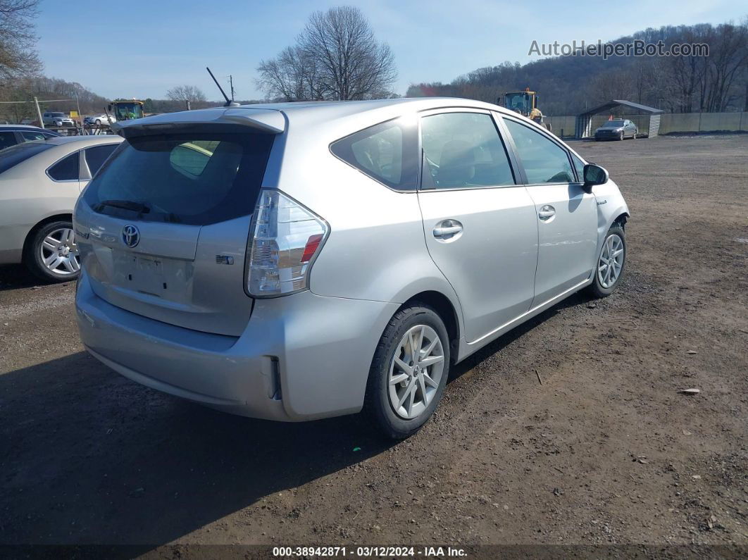 2012 Toyota Prius V Two Silver vin: JTDZN3EU7C3135288