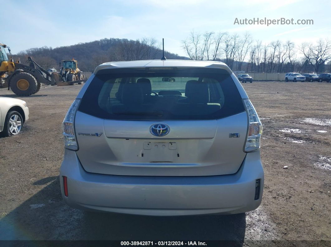 2012 Toyota Prius V Two Silver vin: JTDZN3EU7C3135288