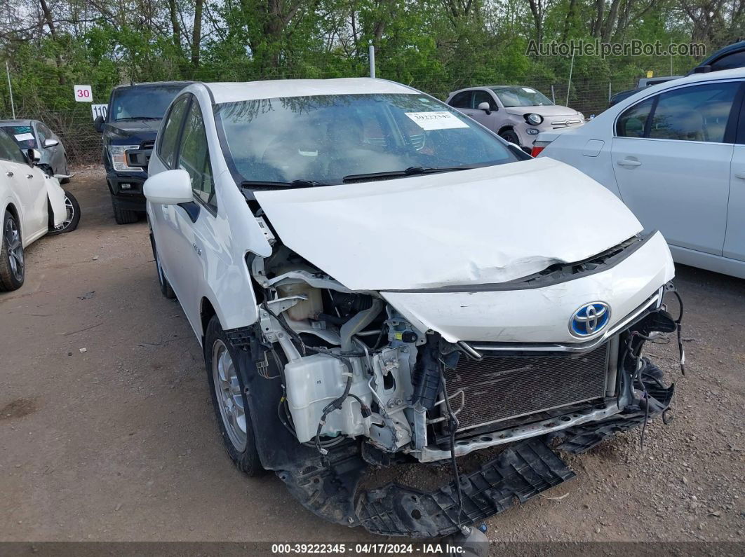 2012 Toyota Prius V Three Белый vin: JTDZN3EU7C3139423