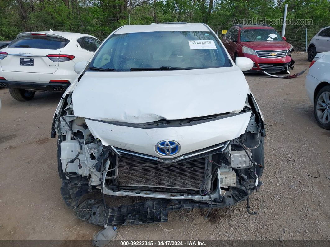 2012 Toyota Prius V Three Белый vin: JTDZN3EU7C3139423