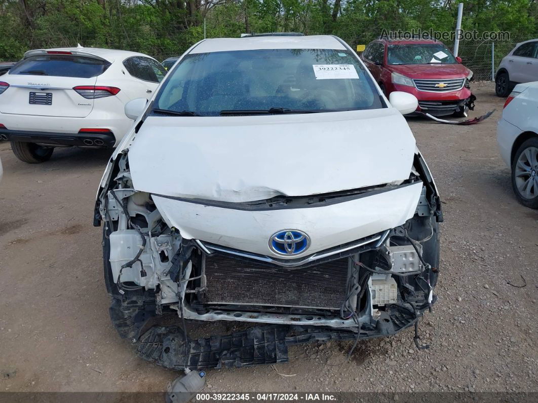 2012 Toyota Prius V Three Белый vin: JTDZN3EU7C3139423