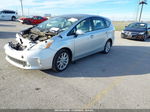 2012 Toyota Prius V Five Silver vin: JTDZN3EU7C3146937