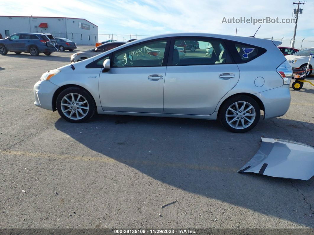 2012 Toyota Prius V Five Silver vin: JTDZN3EU7C3146937