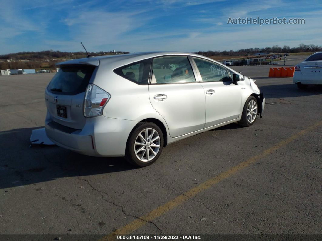 2012 Toyota Prius V Five Silver vin: JTDZN3EU7C3146937