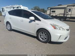 2012 Toyota Prius V Two/three/five White vin: JTDZN3EU7C3162135