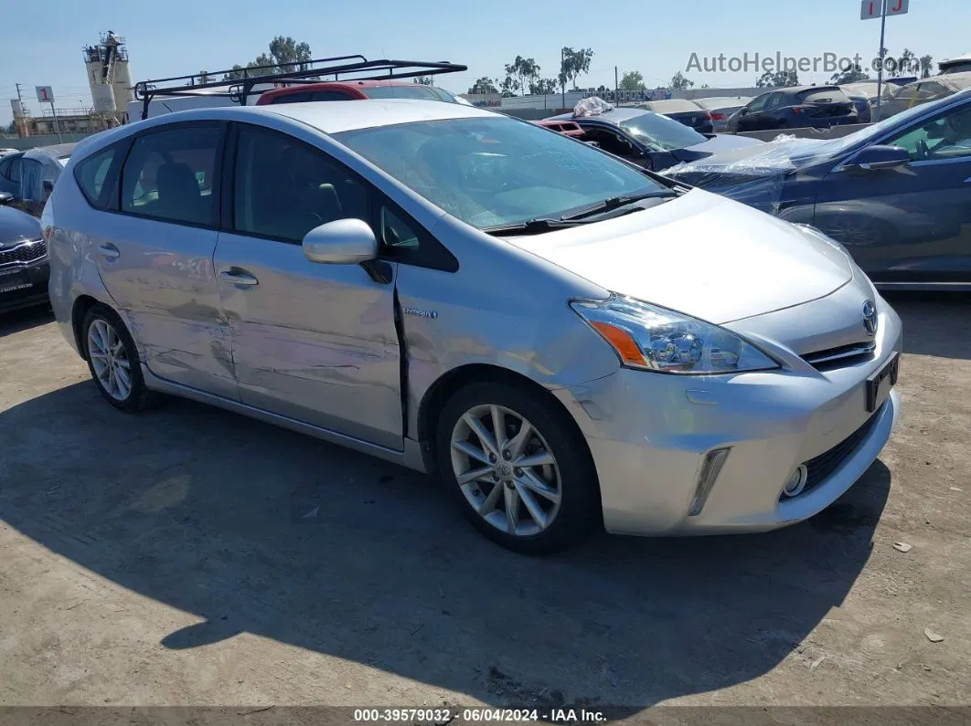 2012 Toyota Prius V Five Silver vin: JTDZN3EU7C3170090