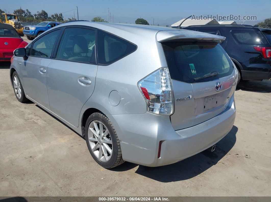 2012 Toyota Prius V Five Silver vin: JTDZN3EU7C3170090