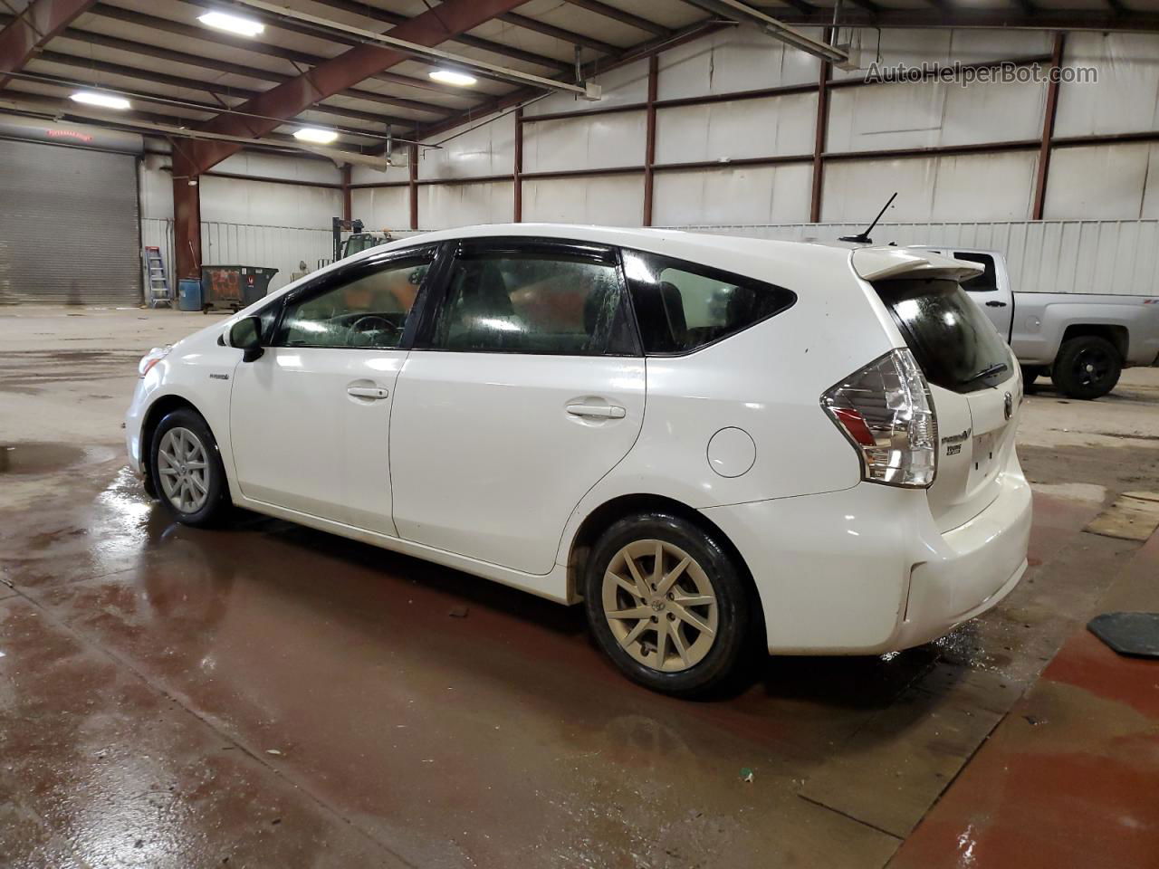 2012 Toyota Prius V  White vin: JTDZN3EU7C3170705