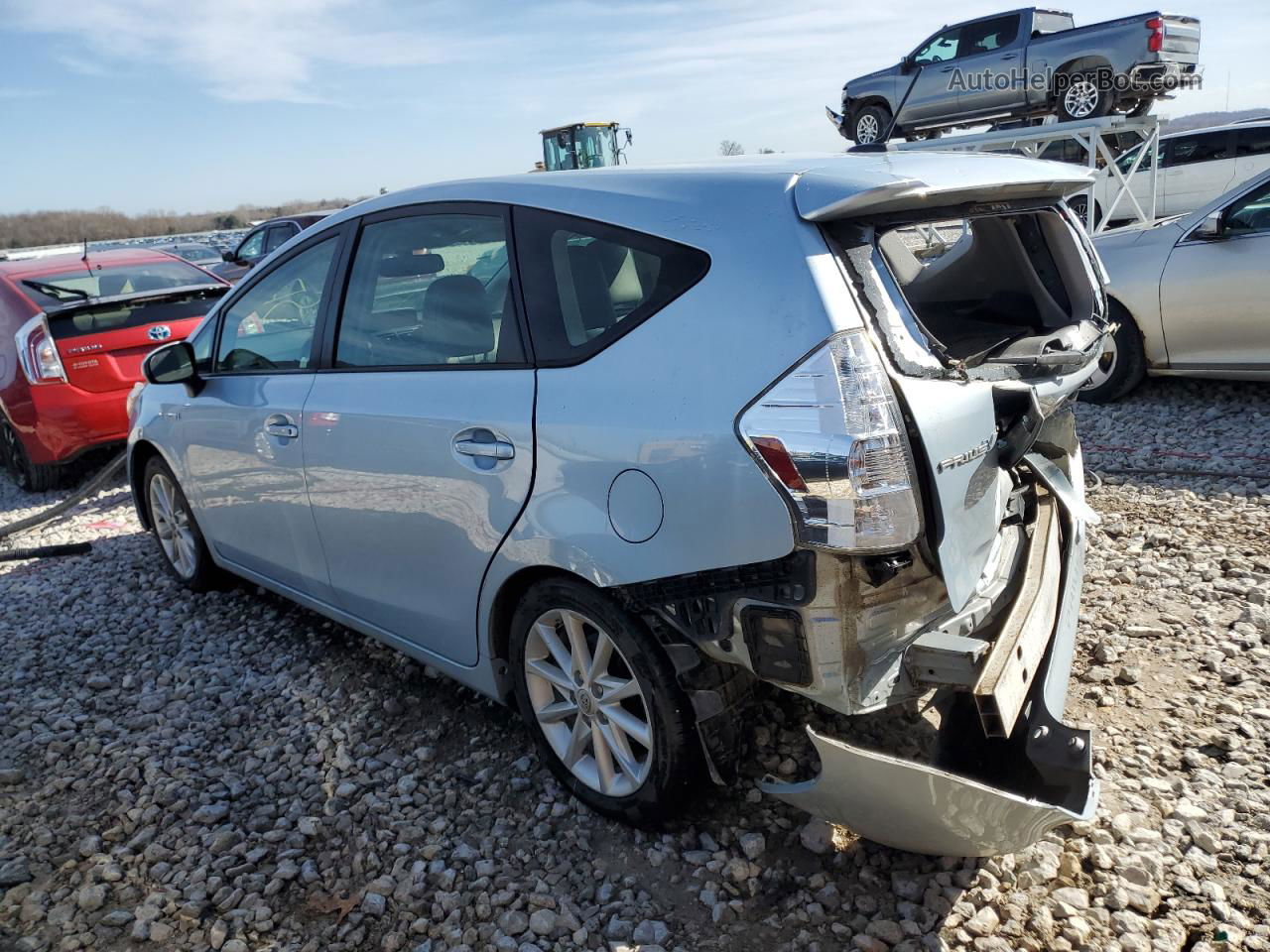 2012 Toyota Prius V  Синий vin: JTDZN3EU7C3182739