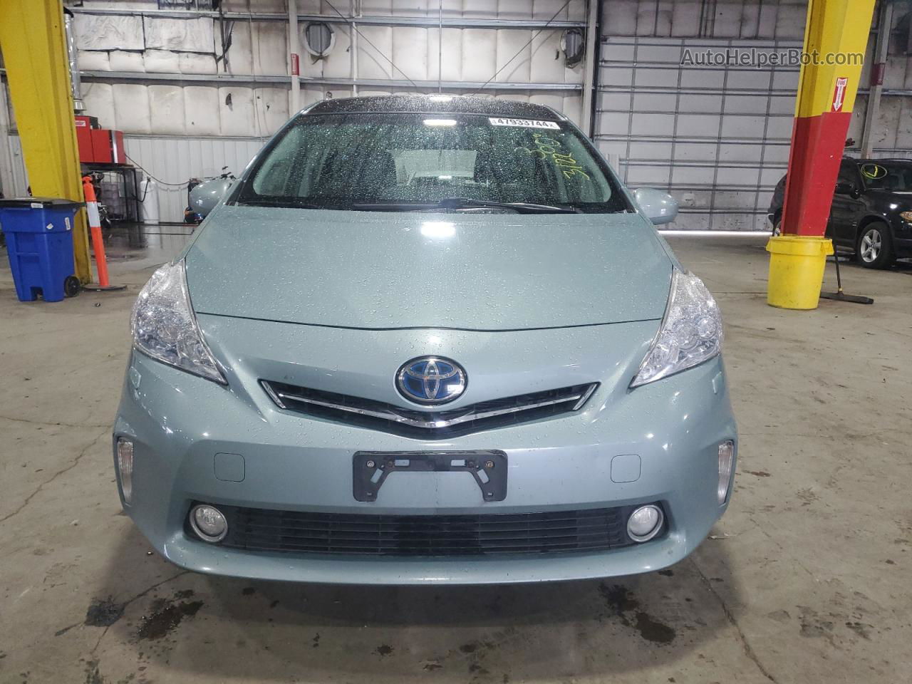 2013 Toyota Prius V  Turquoise vin: JTDZN3EU7D3206829