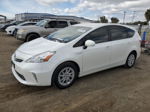 2013 Toyota Prius V  White vin: JTDZN3EU7D3271969