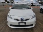 2013 Toyota Prius V  White vin: JTDZN3EU7D3271969