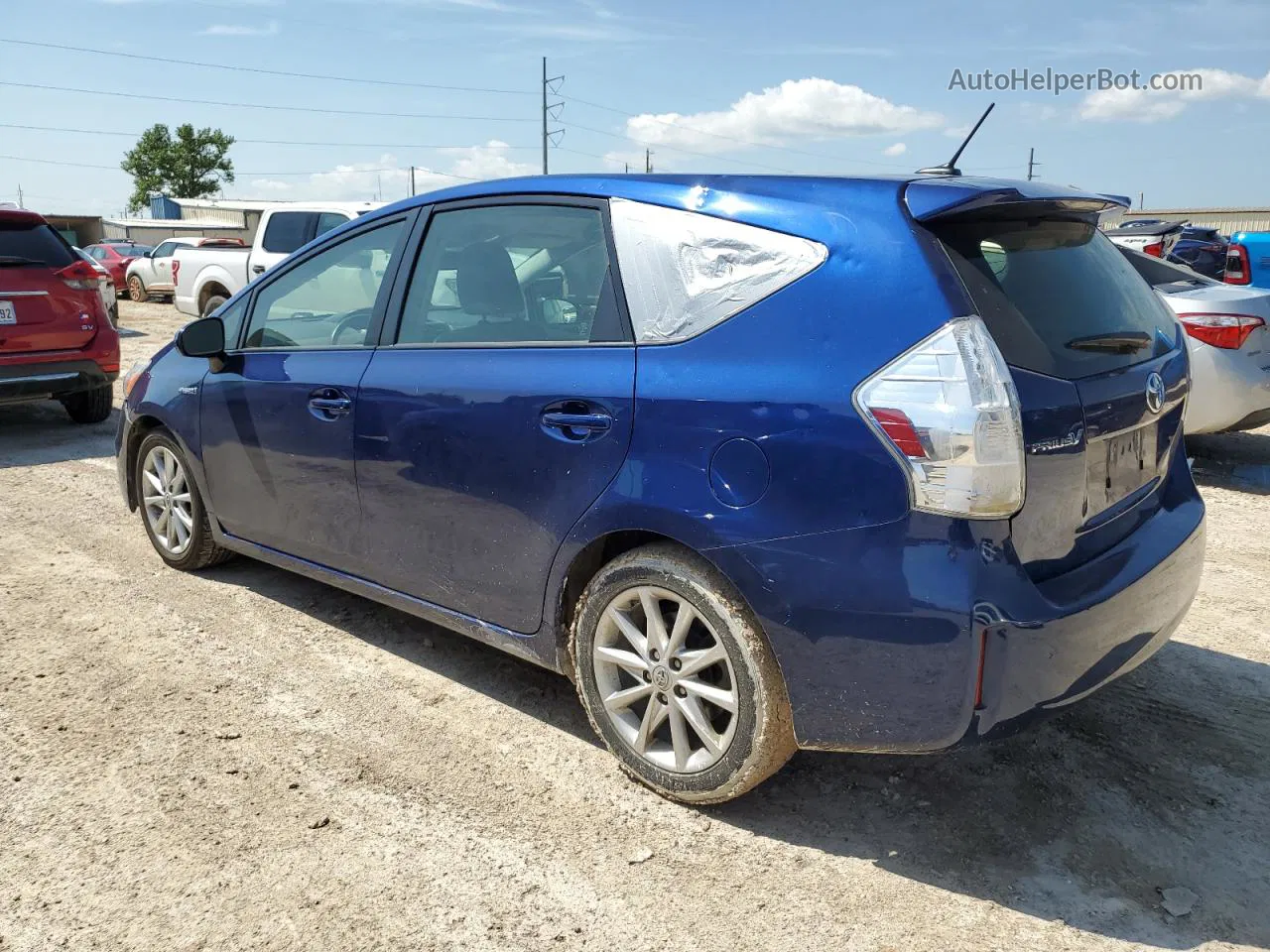 2013 Toyota Prius V  Синий vin: JTDZN3EU7D3288187