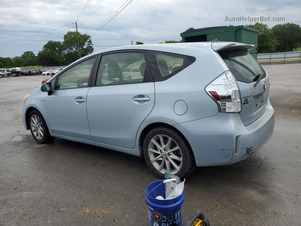 2014 Toyota Prius V  Blue vin: JTDZN3EU7E3321349