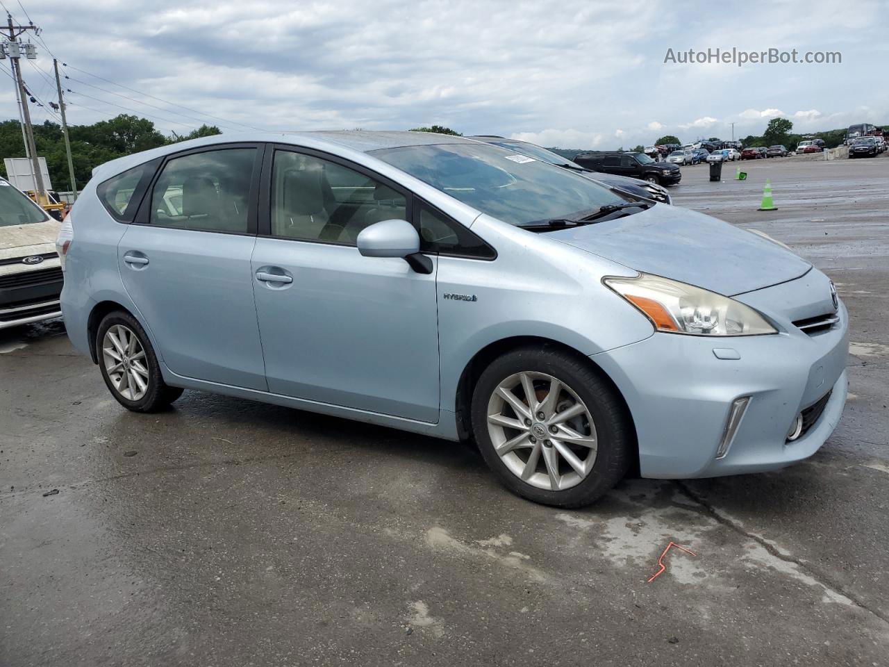 2014 Toyota Prius V  Blue vin: JTDZN3EU7E3321349